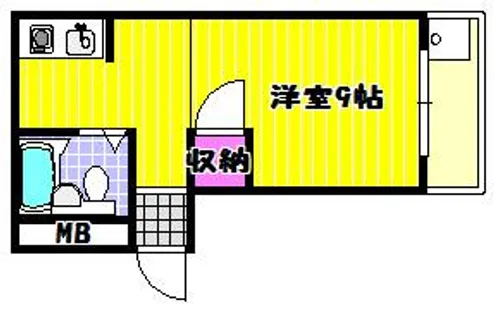YTSマンション【403号室】の間取り