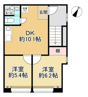 晋星ビルⅡ【2階】の間取り