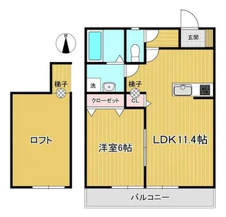 ファーデンベルク大木町【2階】の間取り