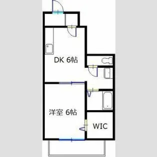 ウェルヴィラ【C102号室】の間取り