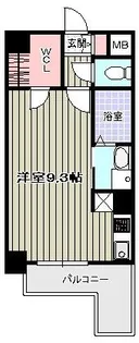 プロスペクト美章園【4階】の間取り