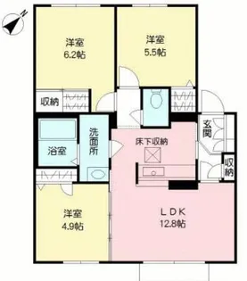 福岡県豊前市大字赤熊【アパート】の間取り