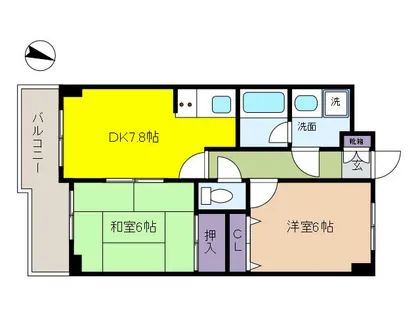 メゾン打出【4階】の間取り