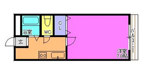 フロンティア21【3階】の間取り