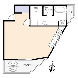 セゾンド芦屋【3階】の間取り