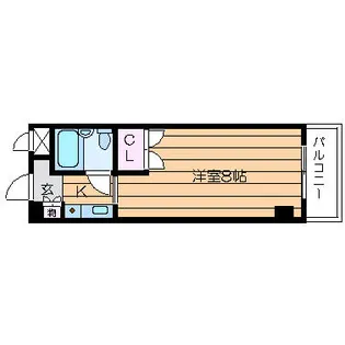 大阪府吹田市岸部北1丁目【マンション】の間取り