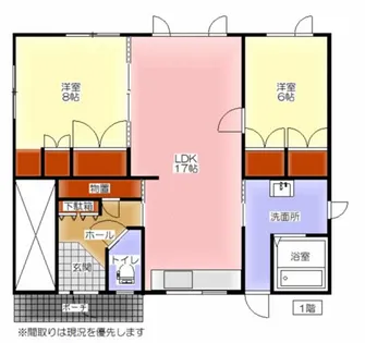 北海道旭川市神居一条4丁目【アパート】の間取り