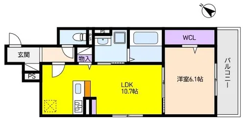 兵庫県神戸市東灘区森南町2丁目【アパート】の間取り