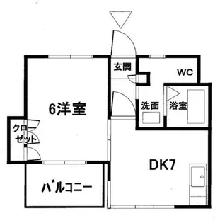 オーシャンテラス夏井ヶ浜【103号室】の間取り