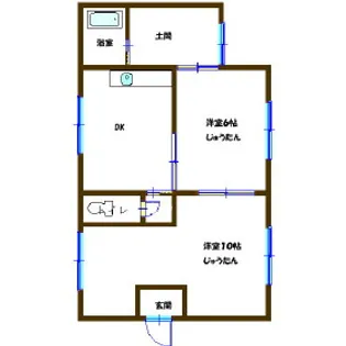 兵庫県三田市藍本【一戸建】の間取り