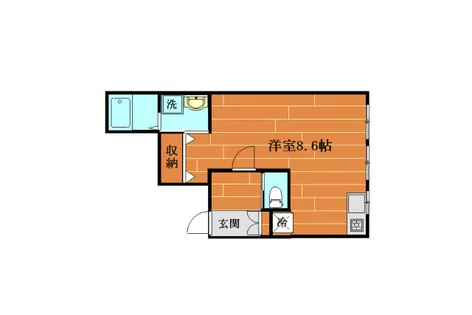 大阪府大阪市西区九条南4丁目【マンション】の間取り