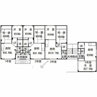 アルコンハイツ【301号室】の間取り