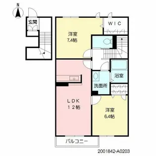 福岡県豊前市大字宇島【アパート】の間取り