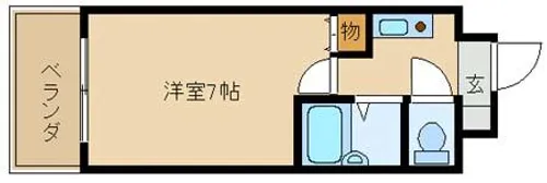 兵庫県西宮市浜脇町【マンション】の間取り