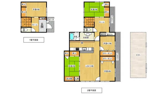 福岡県北九州市門司区長谷2丁目【一戸建】の間取り