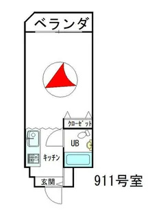 メゾン・ド・ノール【911号室】の間取り