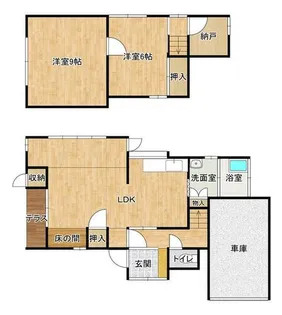 福岡県北九州市小倉南区中吉田1丁目【一戸建】の間取り