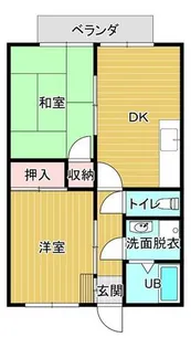 さくらハイツ【2階】の間取り