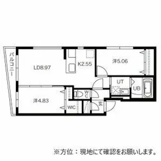 Sotine手稲(ソティーヌ手稲)【303号室】の間取り