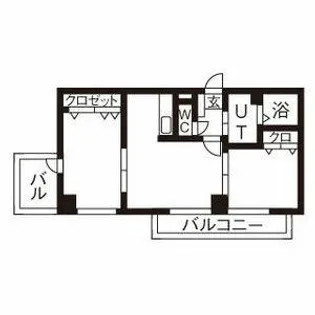 ナンディーヌトレーズ【8階】の間取り