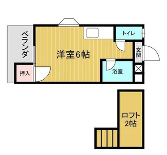 Prime 折尾【202号室】の間取り