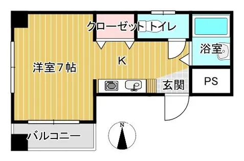 メゾン出口【3階】の間取り