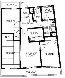 サンリーラ【3階】の間取り