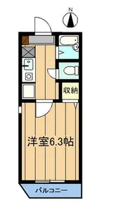 フォレスト高針【3階】の間取り