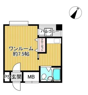 ザ・シティ御影【3階】の間取り