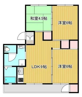 クローバー広畑才【2階】の間取り