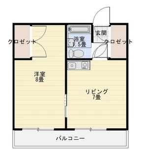 BA BLD【516号室】の間取り