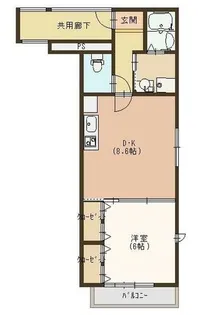 兵庫県神戸市東灘区岡本1丁目【マンション】の間取り