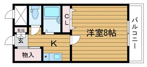 大阪府吹田市泉町1丁目【マンション】の間取り