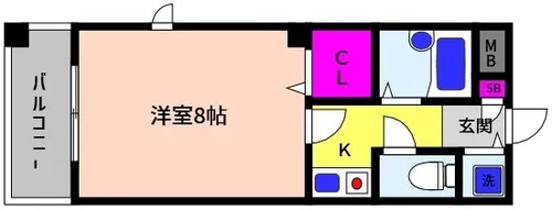 兵庫県神戸市東灘区御影郡家2丁目【マンション】の間取り
