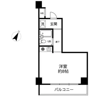 イーストゲート神戸【4階】の間取り