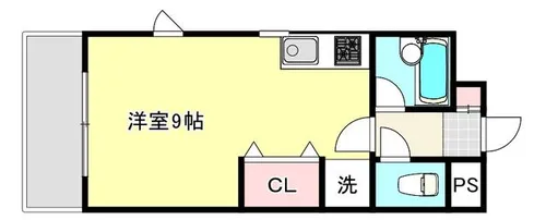 第63川崎ビル【302号室】の間取り