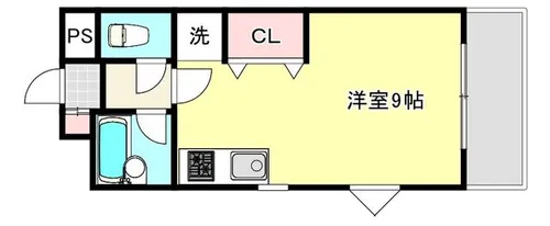 第63川崎ビル【503号室】の間取り