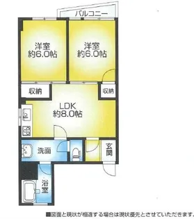 第一江口ビル【301号室】の間取り