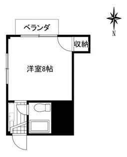 パーシモンⅡ【205号室】の間取り