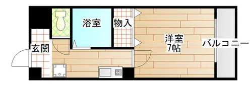 リベラルコート【205号室】の間取り