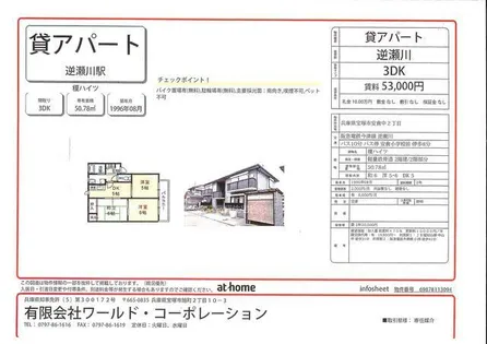 榎ハイツ【2階】の間取り