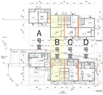 兵庫県加古川市別府町宮田町【アパート】の間取り