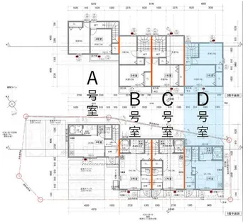 兵庫県加古川市別府町宮田町【アパート】の間取り