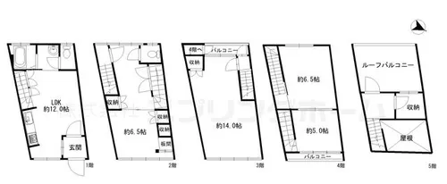 兵庫県神戸市中央区楠町1丁目【一戸建】の間取り