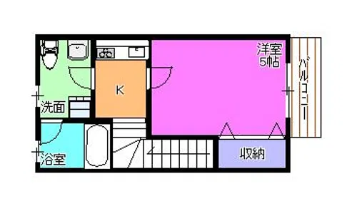 ピアハイツⅡ【2階】の間取り