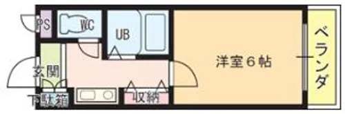 フェニックス豊津【3階】の間取り