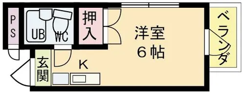 大阪府吹田市千里山西1丁目【マンション】の間取り