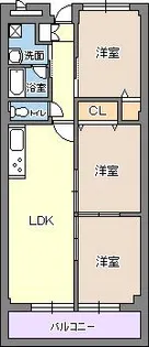 第2ヒルトンハイツ【307号室】の間取り