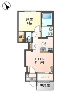 2LDKの間取り画像