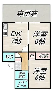 ウィンディア73【102号室】の間取り